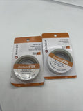 (2) Singer Instant Fix Instant Hem Tape 5 yards x 3/4 No Sew Clear