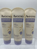 (3) AVEENO Stress Relief Moisturizing Lotion  Calms & Relaxes  2.5 OZ