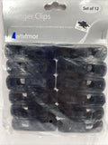 Whitmor Clothing Hanging Flocked 12 Clips Non-slip Spacemaker Add To Hangers