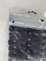 Whitmor Clothing Hanging Flocked 12 Clips Non-slip Spacemaker Add To Hangers