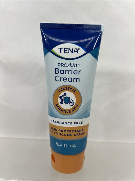 TENA Skin Protectant Barrier Cream Fragrance Free 3.4 oz. Tube