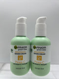 (2) Garnier Green Labs Brightening Serum Cream Pinea-C Dull & Uneven Skin 2.4 oz