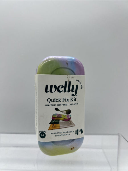 Welly Quick Fix Kit On the Go First Aid Kit Tie Die Bandages Ointments