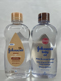 (2) Johnson's Baby Mineral Oil Enriched Shea & Cocoa Butter & Almond Oil 14oz