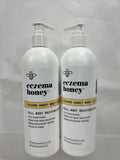 (2) Eczema Honey Full Body Moisturizing Lotion Itch Soothing Sensitive Skin 16oz