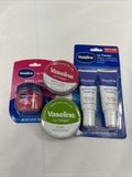 (4) Vaseline Advanced Healing Lip Protectant 0.35oz Rosy Lip Therapy & Aloe