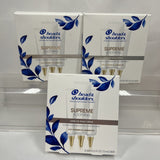 (3) Head & Shoulders Supreme Soothing Leave In Cream Vitamin E &Argan Oil 9tubes