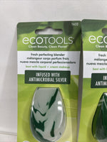 (2) EcoTools Fresh Perfecting Blender Infused w/Antibicrobial Silver 100% Vegan