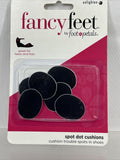 Black Fancy Feet Foot Petals Spot Dot Comfort Cushions Bunion Pad Toe High Heel