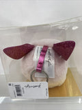 Kendall + Kylie Pink Pom Pom Keychain Ears Fluffy Faux Fur
