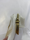 Kendall Kylie Cosmetic Beauty Case Bag Makeup in Frosted Lucite White Gold
