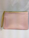 New Zipper MakeUp Bag Case Pouch Travel Pink And Gold