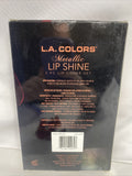 L.A. Colors 5 Metallic Lip Shine Gloss Rose Pink Creamy Set Gift Lot