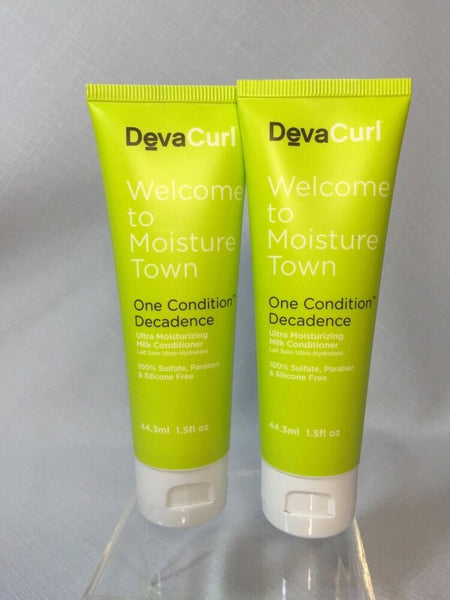 (2) DevaCurl Welcome to Moisture Town One Condition Decadence 1.5 oz