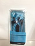 Vivitar Listen Up Bluetooth Earphones Earbud Hooks Mic Wireless Usb Charging