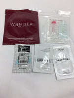 (5) Wander Baggage Claim Gold Eye Mask & Algenist Olay BioDerma Ouai