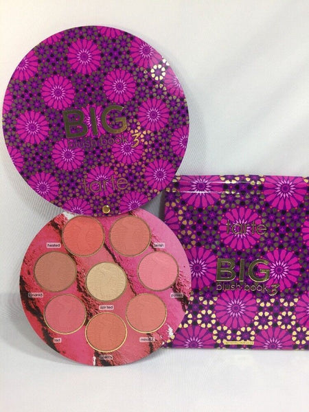 BNIB Tarte Big Blush Book 3  w/receipt 8 Amazonian Lavish Heated Mindful Poised