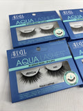(4) Ardell AQUA LASHES Water Activated #340 False Eyelashes BLACK COMBINE SHIP