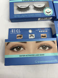 (4) Ardell AQUA LASHES Water Activated #340 False Eyelashes BLACK COMBINE SHIP