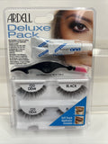 Ardell Deluxe 120 DEMI 2 Pack False Lashes with Lash Adhesive and Tool, Black