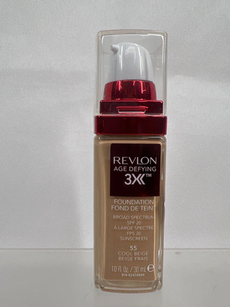 Revlon  Soft  Beige #30 no cap Age Defying 3X Foundation SPF 20 COMBINE SHIP