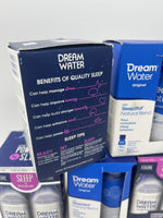 (5) Dream Water Original With SleepStat Snoozeberry Htp GABA 2.5oz