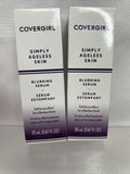 (2) COVERGIRL Simply Ageless Skin Blurring Serum 0.67 fl. oz.