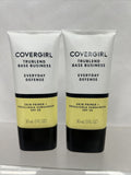 (2) Covergirl TruBlend Base Business Everyday Defense Skin Primer 1oz