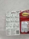 (2) Command Medium Utility Hooks 17001 Reusable Damage Free Hanging White 2pk
