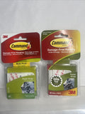 (2)  Command Assorted Poster Hanging Strips Value Pack 48 Each 17024-48ES