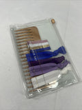 Convenience Hair Kit Comb Bobby Pins Travel Case  Pony Tail