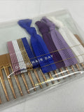 Convenience Hair Kit Comb Bobby Pins Travel Case  Pony Tail