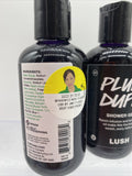 (2) Lush Plum Duff Shower Gel raisin infusion & tangerine oil Purple 3.3oz