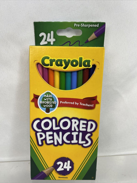 Colored Pencils 24 Count, Pre-sharpened
