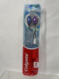 Colgate Toothbrush 2pk Ultra Soft High Density Floss-Tip Bristles COMBINE SHIP