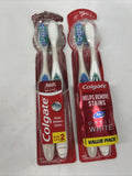 (2) Colgate 360 Optic White Whitening Toothbrush Removes Stain, Soft 2pk