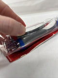 Colgate 360 Optic White Sonic Battery Powered Vibrating Toothbrush Soft, 2ct