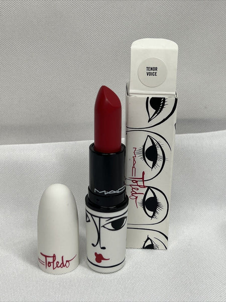 BNIB MAC Tenor Voice  Ruben Toledo  Collection Lipstick True Red Matte