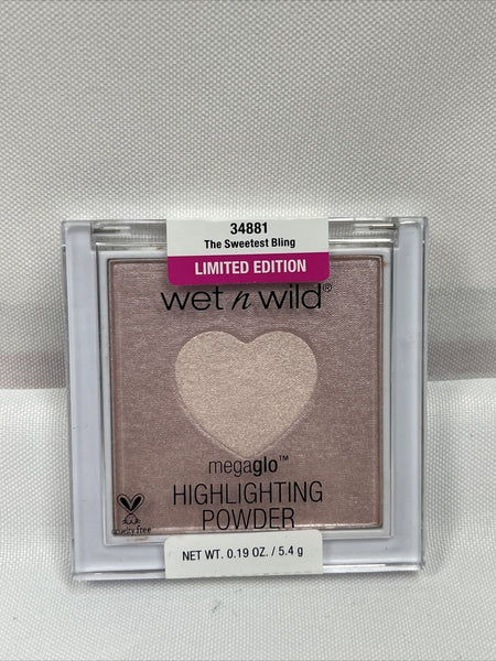 Wet n Wild MegaGlo Highlighting Powder Sweetest Bling Heart Valentine