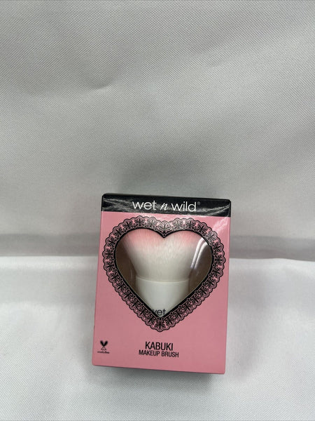 BNIB Wet n Wild CUTEST KABUKI MAKEUP BRUSH* Pink &  White RARE HTF LIMITED ED