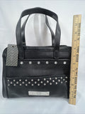 NEW Guess Disco Queen Black Multi Shoulder Bag Handbag Purse VY439406 Zipper