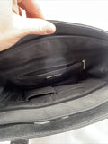 Apt 9 Black￼ Purse Shoulder Bag Strap Zippers Glitter Accent