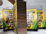 (5) Crayola Colors Of The World Crayon 24 Crayons Each