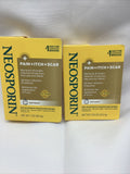 (2) NEOSPORIN Pain, Itch, Scar Antibiotic Ointment .5 & 1 Oz 3/23