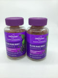 (2) One A Day Elderberry Gummies with Immunity Support 60ct 3/23