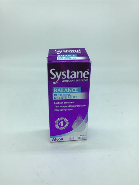 Systane Balance Lubricant Eye Drops, Restorative Dry Eyes Moisture 3/24