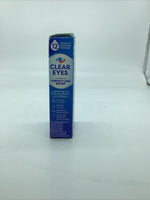 Clear Eyes Contact Lens Eye Drops 12Hr Relief Sooth Moiturizes Comfort .5oz 2/24