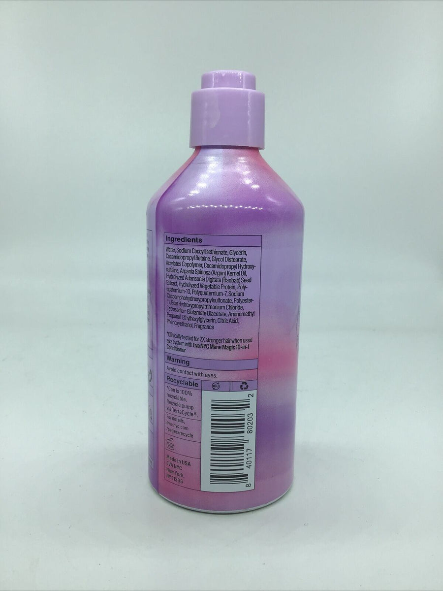 Eva Nyc Mane Magic 10-in-1 Shampoo Argan Oil • 8.8 fl oz (260 mL) NO P ...