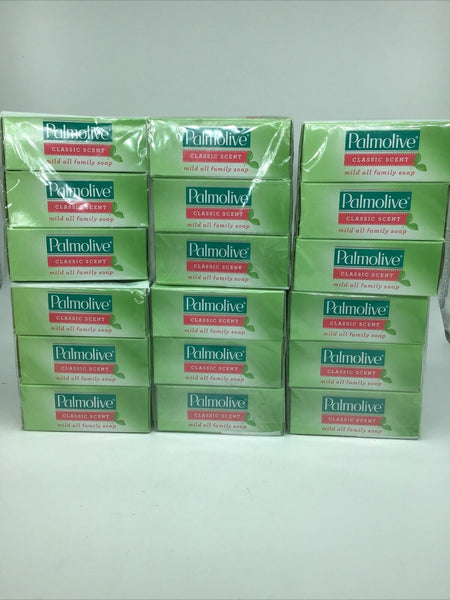(18) PALMOLIVE Classic Soap Hand Bath Moisturizing  Bars 3.2oz Mild All Family