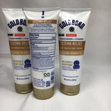(3) Gold Bond Eczema Relief Hand & Body Lotions Colloidal Oatmeal Unscented 8oz